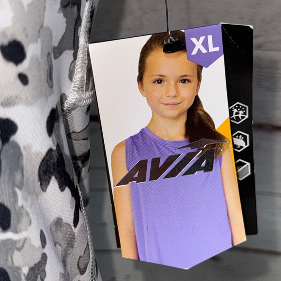 Avia Gray and White Camouflage Activewear Dress - Picture 5 of 6